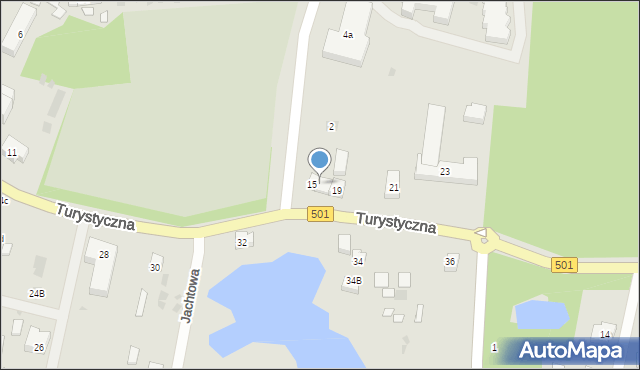 Gdańsk, Turystyczna, 17, mapa Gdańska