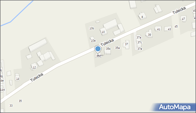 Gowarzewo, Tulecka, 35C, mapa Gowarzewo