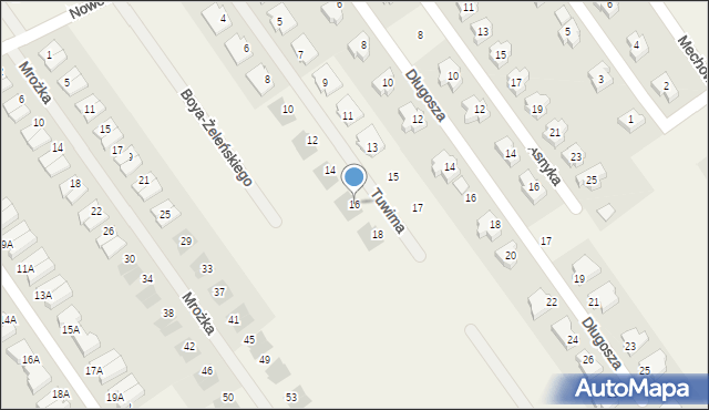 Gruszczyn, Tuwima Juliana, 16, mapa Gruszczyn