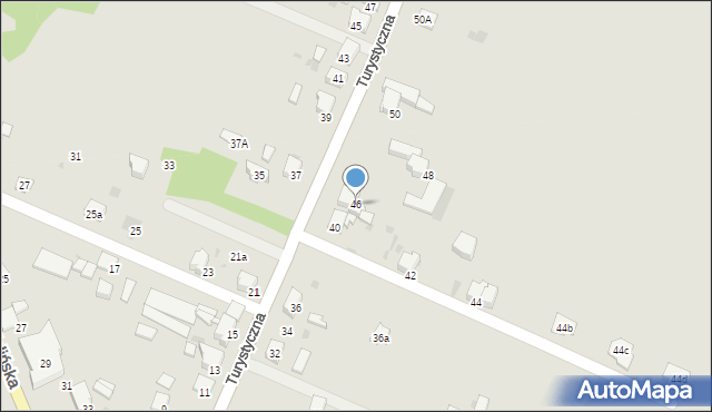 Imielin, Turystyczna, 46, mapa Imielin