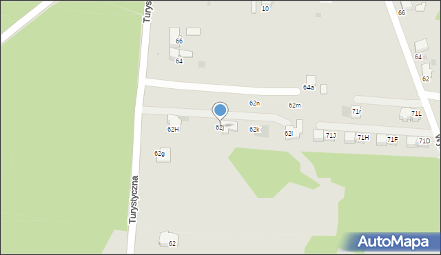 Imielin, Turystyczna, 62j, mapa Imielin