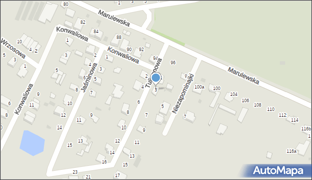 Inowrocław, Tulipanowa, 3, mapa Inowrocławia