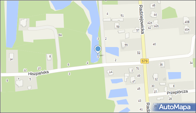 Janinów, Turecka, 1, mapa Janinów