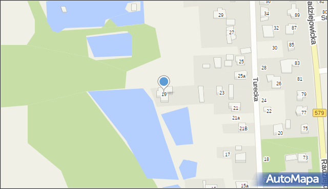 Janinów, Turecka, 19, mapa Janinów