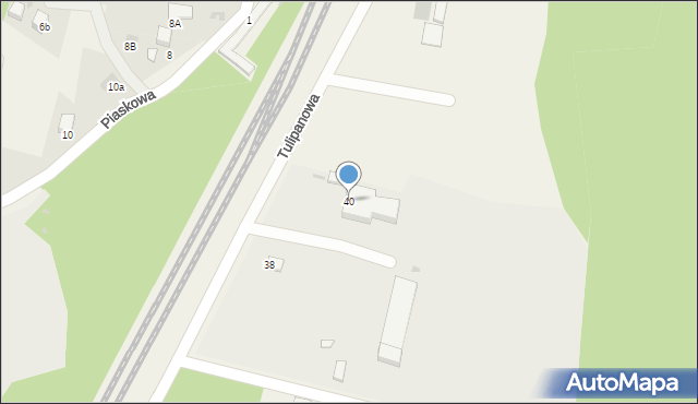 Jankowice, Tulipanowa, 40, mapa Jankowice
