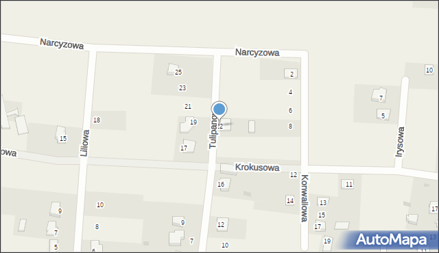 Janów, Tulipanowa, 22, mapa Janów