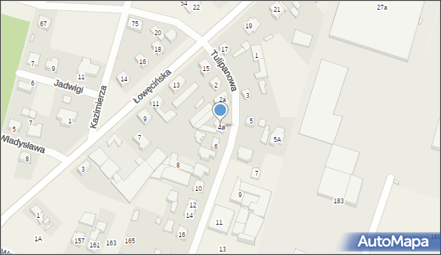 Jasin, Tulipanowa, 4a, mapa Jasin