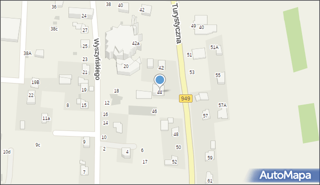 Jawiszowice, Turystyczna, 44, mapa Jawiszowice