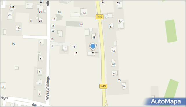 Jawiszowice, Turystyczna, 52, mapa Jawiszowice