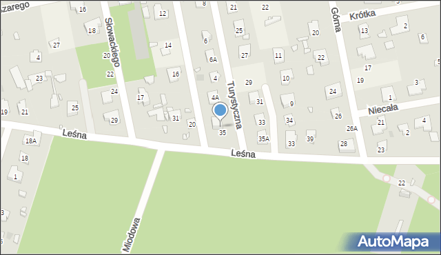 Kanie, Turystyczna, 2, mapa Kanie