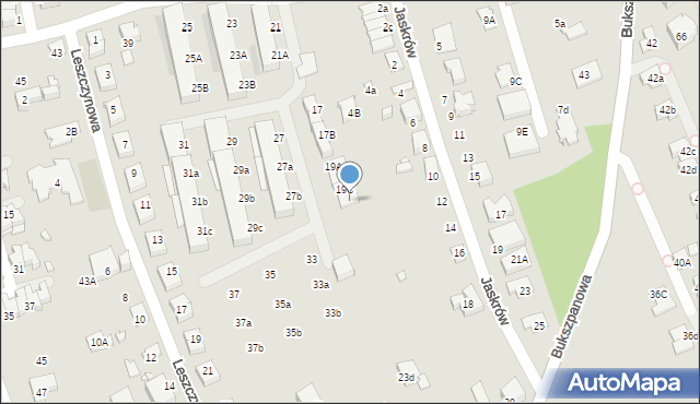 Katowice, Tunelowa, 19D, mapa Katowic