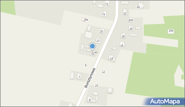 Kiełkowice, Turystyczna, 11, mapa Kiełkowice