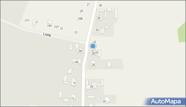 Kiełkowice, Turystyczna, 30, mapa Kiełkowice