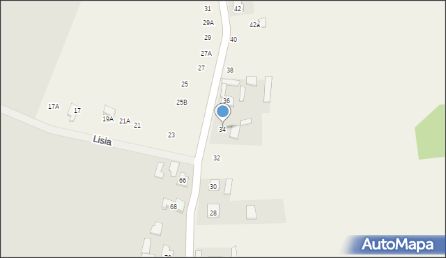 Kiełkowice, Turystyczna, 34, mapa Kiełkowice