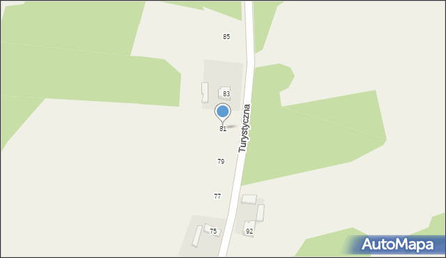 Kiełkowice, Turystyczna, 81, mapa Kiełkowice