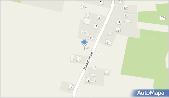 Kiełkowice, Turystyczna, 9, mapa Kiełkowice