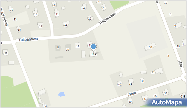 Kleszczów, Tulipanowa, 14A, mapa Kleszczów