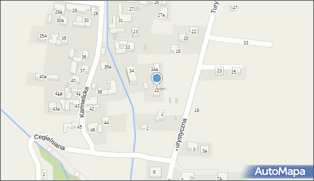 Kluszkowce, Turystyczna, 12, mapa Kluszkowce