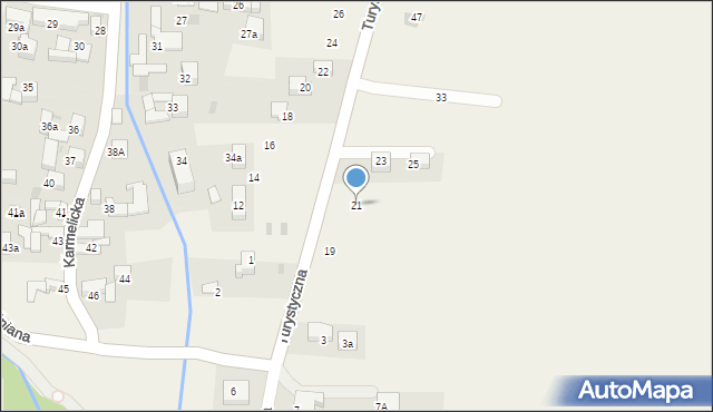 Kluszkowce, Turystyczna, 21, mapa Kluszkowce