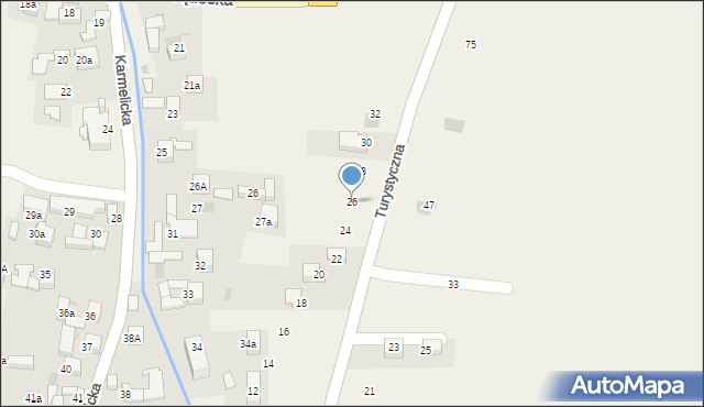 Kluszkowce, Turystyczna, 26, mapa Kluszkowce