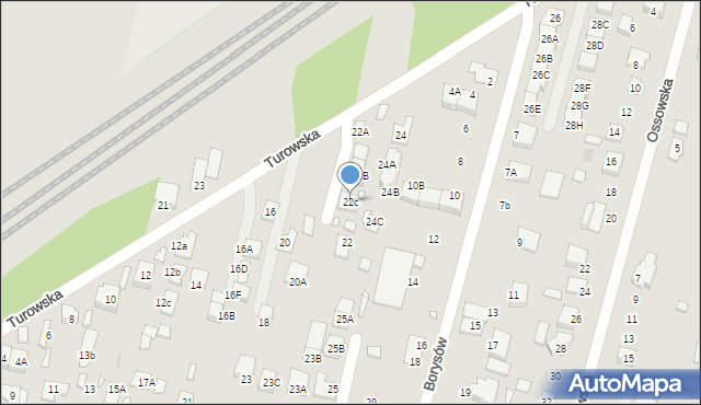 Kobyłka, Turowska, 22c, mapa Kobyłka