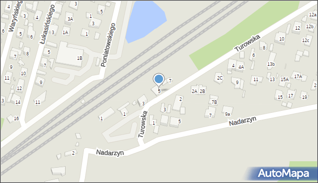 Kobyłka, Turowska, 5, mapa Kobyłka
