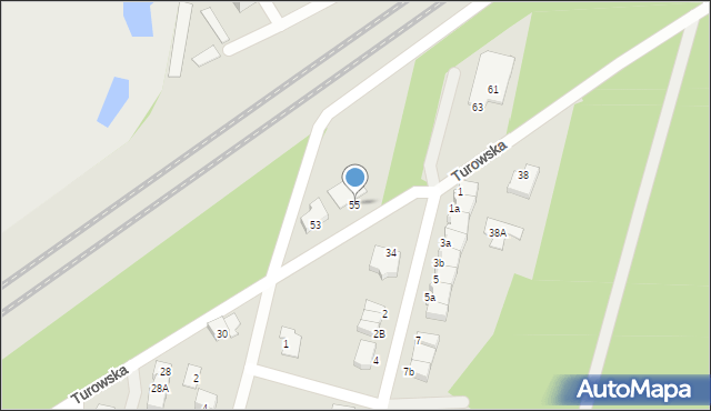 Kobyłka, Turowska, 55, mapa Kobyłka