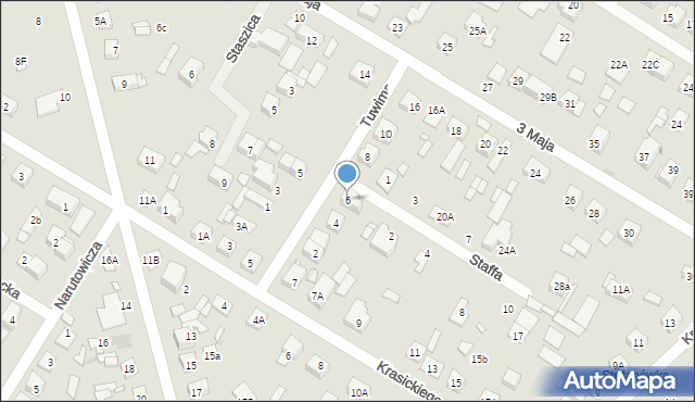 Kobyłka, Tuwima Juliana, 6, mapa Kobyłka