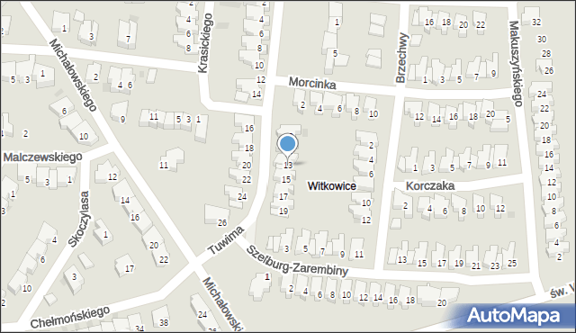 Kołobrzeg, Tuwima Juliana, 13, mapa Kołobrzegu