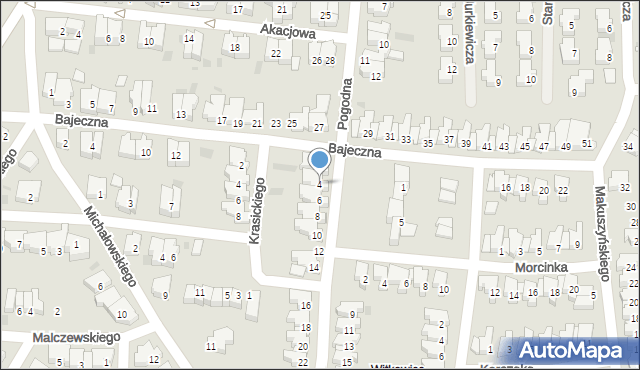 Kołobrzeg, Tuwima Juliana, 4, mapa Kołobrzegu