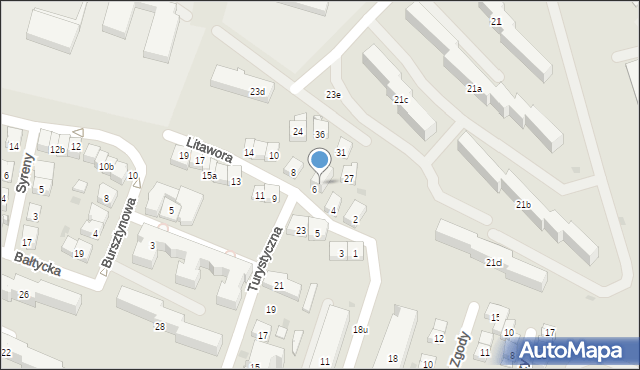 Kraków, Turystyczna, 29, mapa Krakowa