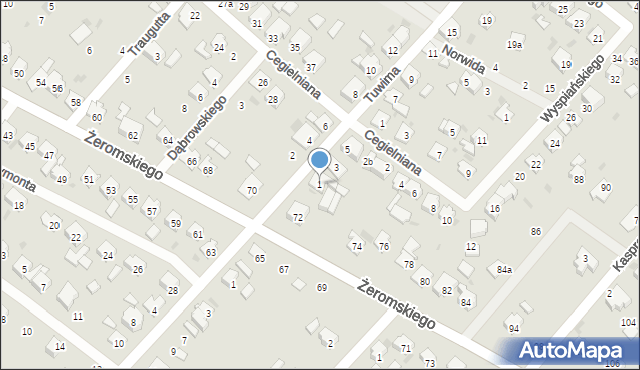 Krapkowice, Tuwima Juliana, 1, mapa Krapkowice