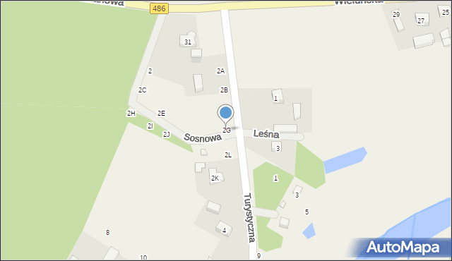 Krzeczów, Turystyczna, 2G, mapa Krzeczów