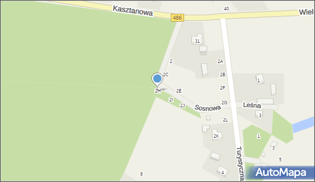 Krzeczów, Turystyczna, 2H, mapa Krzeczów