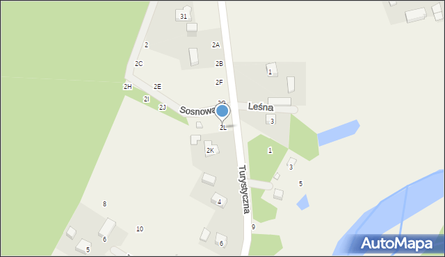 Krzeczów, Turystyczna, 2L, mapa Krzeczów