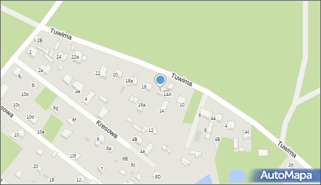 Łask, Tuwima Juliana, 16, mapa Łask