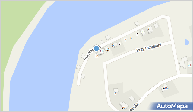 Laskowo, Turystyczna, 12, mapa Laskowo