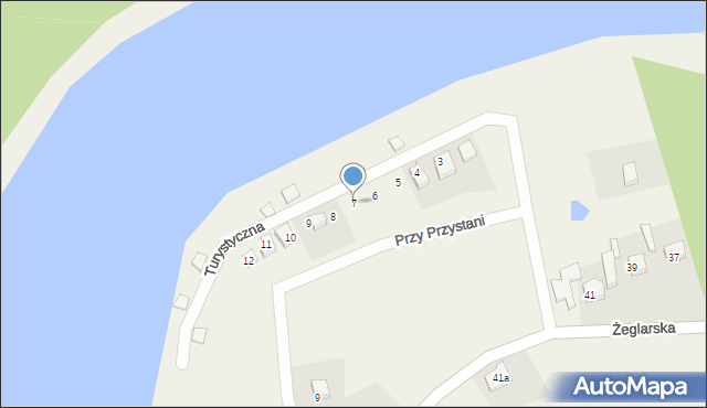 Laskowo, Turystyczna, 7, mapa Laskowo