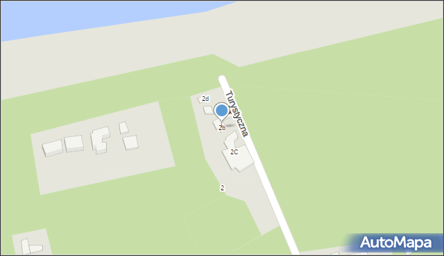 Łeba, Turystyczna, 2b, mapa Łeba