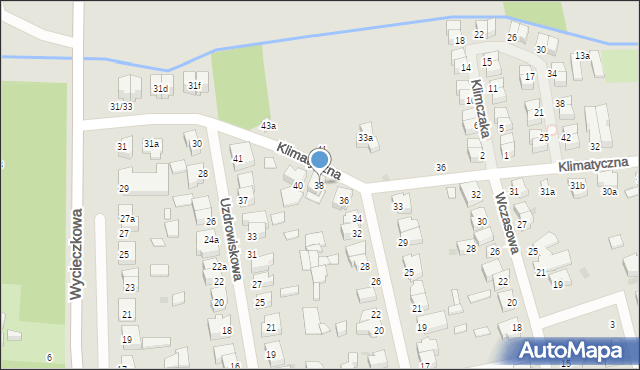 Łódź, Turystyczna, 38, mapa Łodzi