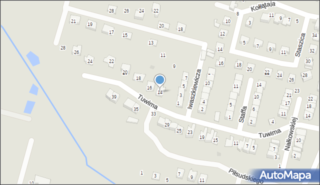 Maków Mazowiecki, Tuwima Juliana, 14, mapa Maków Mazowiecki