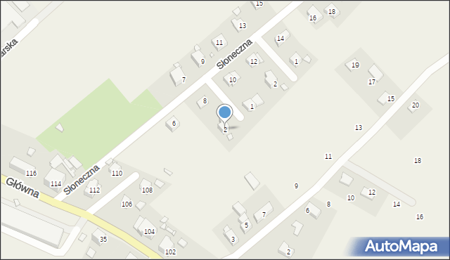 Marciszów, Tulipanowa, 2, mapa Marciszów