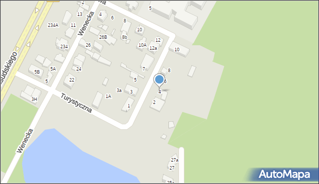 Marki, Turystyczna, 4, mapa Marki