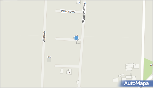 Mieszkowice, Tulipanowa, 1, mapa Mieszkowice