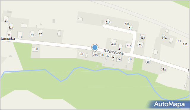 Milówka, Turystyczna, 26A, mapa Milówka