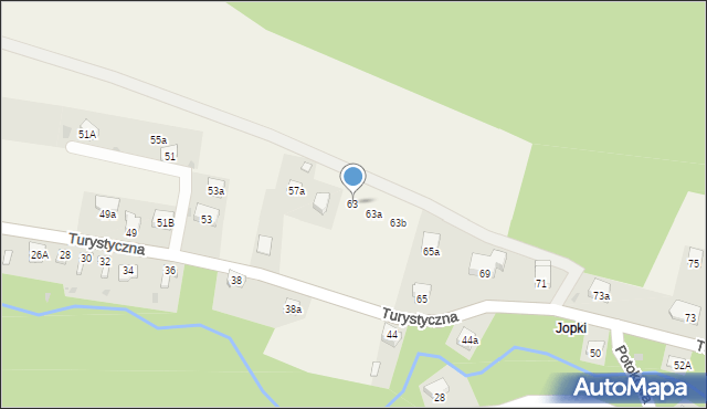 Milówka, Turystyczna, 63, mapa Milówka