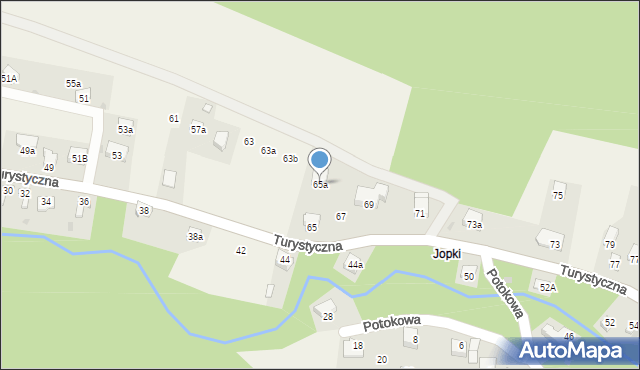 Milówka, Turystyczna, 65a, mapa Milówka