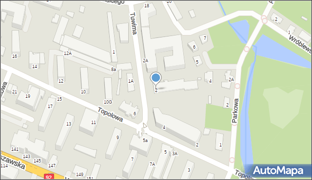 Mińsk Mazowiecki, Tuwima Juliana, 2, mapa Mińsk Mazowiecki