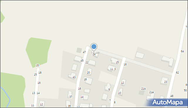 Mścice, Tulipanowa, 24, mapa Mścice