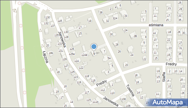 Mysłowice, Tuwima Juliana, 9, mapa Mysłowice